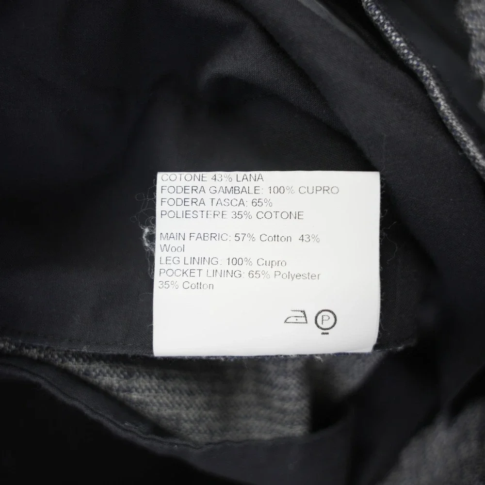 Golden Goose‎ Deluxe Lyman Trousers Grey Textured Elastic Waist Pants M
